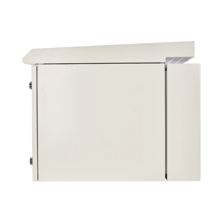 Tripp Lite SmartRack Industrial Enclosure, NEMA 3R, Wall Mount, Metal, Locking, Hinged Back, Fan With Thermal Switch, 28 in. Depth, 12U, Gray — Being Shipped