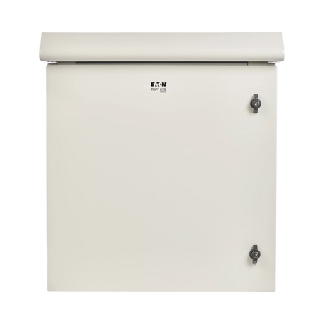 Tripp Lite SmartRack Industrial Enclosure, NEMA 3R, Wall Mount, Metal, Locking, Hinged Back, Fan With Thermal Switch, 28 in. Depth, 12U, Gray — Being Shipped