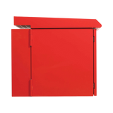 Tripp Lite SmartRack Industrial Enclosure, NEMA 3R, Wall Mount, Metal, Locking, Hinged Back, Fan With Thermal Switch, 28 in. Depth, 12U, Red — Being Shipped