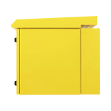 Tripp Lite SmartRack Industrial Enclosure, NEMA 3R, Wall Mount, Metal, Locking, Hinged Back, Fan With Thermal Switch, 28 in. Depth, 12U, Yellow — Being Shipped