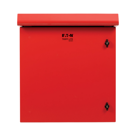 Tripp Lite SmartRack Industrial Enclosure, NEMA 3R, Wall Mount, Metal, Locking, Fan With Thermal Switch, 23 in. Depth, 12U, Red — Being Shipped