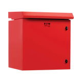 Tripp Lite SmartRack Industrial Enclosure, NEMA 3R, Wall Mount, Metal, Locking, Fan With Thermal Switch, 23 in. Depth, 12U, Red — Being Shipped