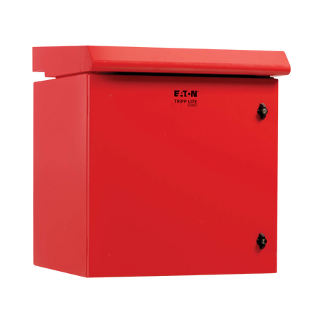 Tripp Lite SmartRack Industrial Enclosure, NEMA 3R, Wall Mount, Metal, Locking, Fan With Thermal Switch, 23 in. Depth, 12U, Red — Being Shipped