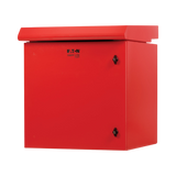 Tripp Lite SmartRack Industrial Enclosure, NEMA 3R, Wall Mount, Metal, Locking, Fan With Thermal Switch, 23 in. Depth, 12U, Red — Being Shipped