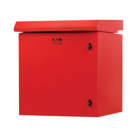 Tripp Lite SmartRack Industrial Enclosure, NEMA 3R, Wall Mount, Metal, Locking, Fan With Thermal Switch, 23 in. Depth, 12U, Red — Being Shipped