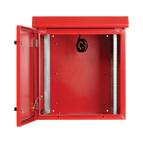 Tripp Lite SmartRack Industrial Enclosure, NEMA 3R, Wall Mount, Metal, Locking, Fan With Thermal Switch, 23 in. Depth, 12U, Red — Being Shipped