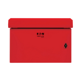 Tripp Lite SmartRack Industrial Enclosure, NEMA 3R, Wall Mount, Metal, Locking, Fan With Thermal Switch, 16.5 in. Depth, 6U, Red — Being Shipped