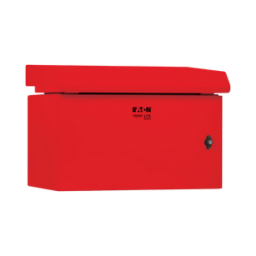 Tripp Lite SmartRack Industrial Enclosure, NEMA 3R, Wall Mount, Metal, Locking, Fan With Thermal Switch, 16.5 in. Depth, 6U, Red — Being Shipped