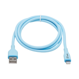 Tripp Lite Safe-IT 6ft USB-A to Lightning Antibacterial Cable (Blue) — Being Shipped