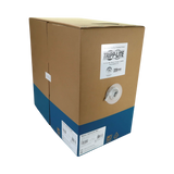 Tripp Lite Cat6a 10G Solid Core UTP Bulk Ethernet Cable, CMR Rated, White, 1000 ft. (305 m) — Being Shipped