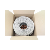 Tripp Lite Cat6a 10G Solid Core UTP Bulk Ethernet Cable, CMR Rated, White, 1000 ft. (305 m) — Being Shipped