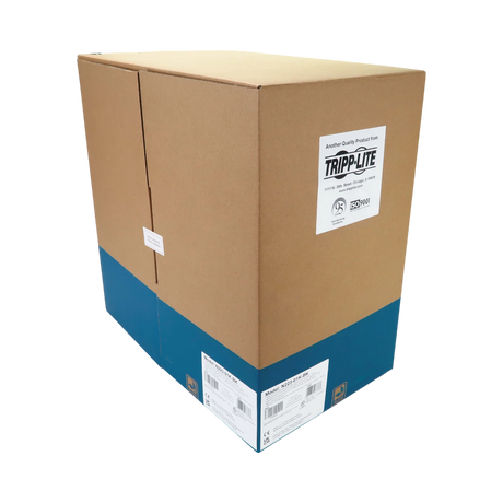 Tripp Lite Cat6a 10G Solid Core UTP Bulk Ethernet Cable, CMR Rated, Black, 1000 ft. (305 m) — Being Shipped