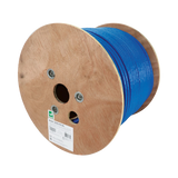 Tripp Lite Cat8 25G/40G Solid Core S/FTP Bulk Ethernet Cable, CMR Rated, Blue, 1000 ft. (305 m) — Being Shipped
