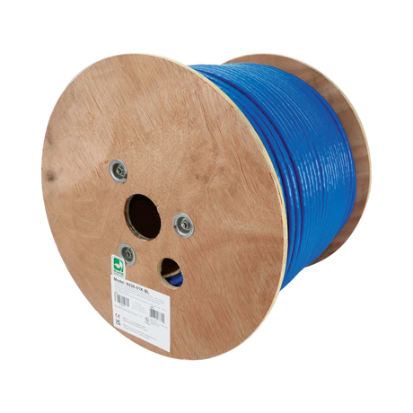 Tripp Lite Cat8 25G/40G Solid Core S/FTP Bulk Ethernet Cable, CMR Rated, Blue, 1000 ft. (305 m) — Being Shipped