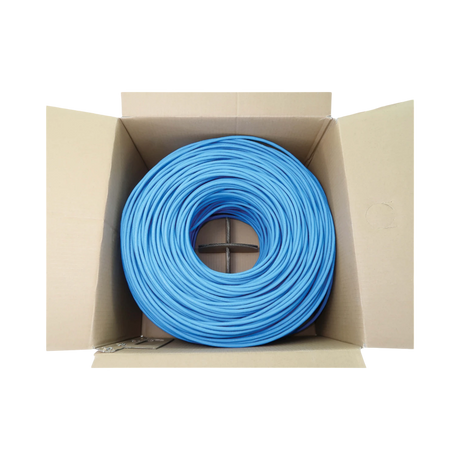 Tripp Lite Cat6 1G Solid Core UTP Bulk Ethernet Cable, LSZH, Blue, 1000 ft. (305 m), TAA — Being Shipped