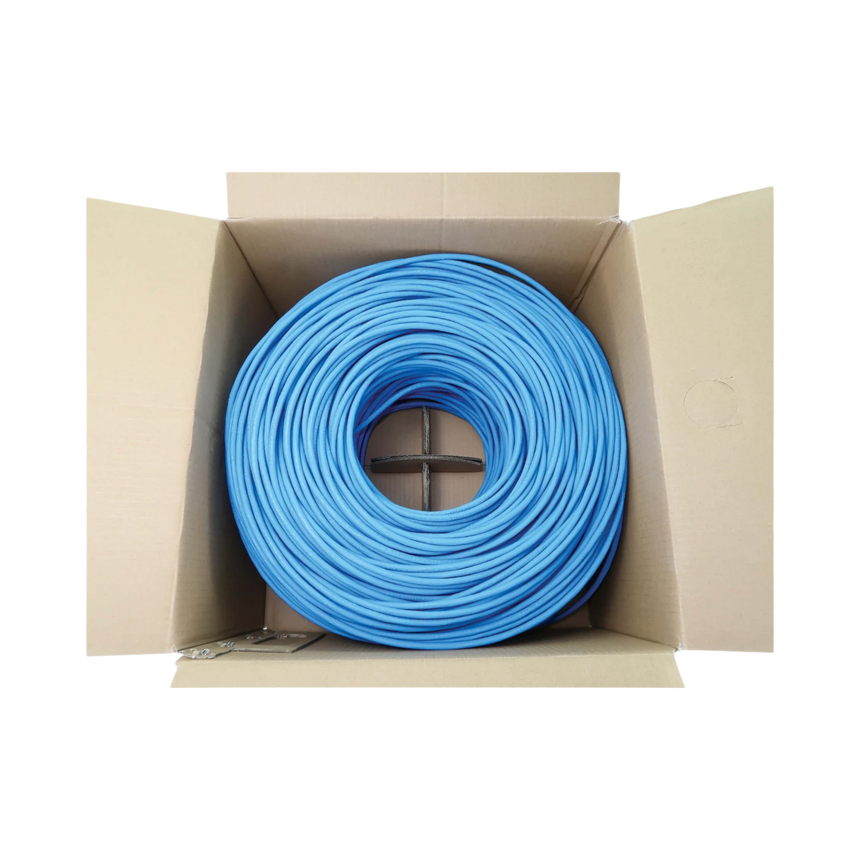Tripp Lite Cat6 1G Solid Core UTP Bulk Ethernet Cable, LSZH, Blue, 1000 ft. (305 m), TAA — Being Shipped