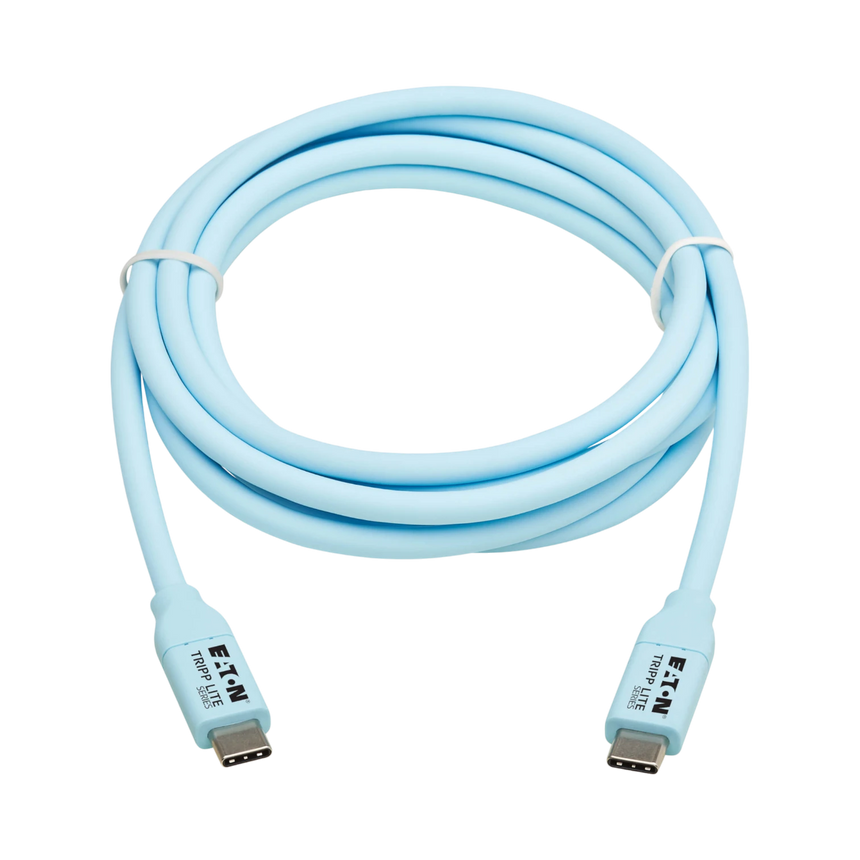 Tripp Lite 6ft Safe-IT 240W Antibacterial USB-C Cable (Light Blue) — Being Shipped