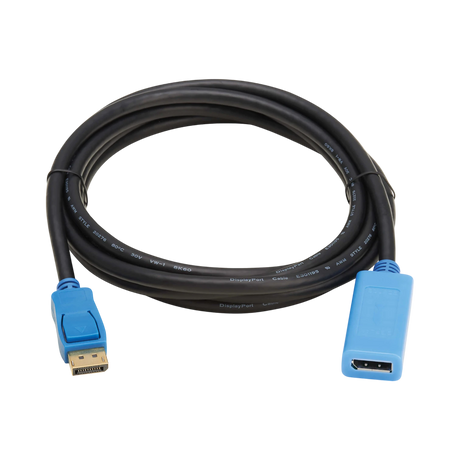 Tripp Lite DisplayPort Extension Cable with Active Repeater & Latching Connector (M/F), 8K 60 Hz, HDR, 4:4:4, HDCP 2.2, 9 ft. (2.7 m), TAA — Being Shipped