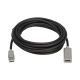 Tripp Lite DisplayPort Extension Cable with Active Repeater & Latching Connector (M/F), 4K 60 Hz, HDR, 4:4:4, HDCP 2.2, 15 ft. (4.6 m), TAA — Being Shipped
