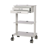 Tripp Lite Mobile Workstation with 2x Adjustable Shelves, 2x Metal Drawers, Locking Casters, TAA — Being Shipped
