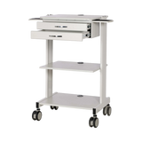 Tripp Lite Mobile Workstation with 2x Adjustable Shelves, 2x Metal Drawers, Locking Casters, TAA — Being Shipped