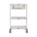 Tripp Lite Mobile Workstation with 2x Adjustable Shelves, 2x Metal Drawers, Locking Casters, TAA — Being Shipped
