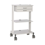 Tripp Lite Mobile Workstation with 2x Adjustable Shelves, 2x Metal Drawers, Locking Casters, TAA — Being Shipped