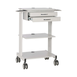 Tripp Lite Mobile Workstation with 2x Adjustable Shelves, 2x Metal Drawers, Locking Casters, TAA — Being Shipped