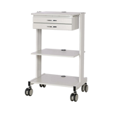 Tripp Lite Mobile Workstation with 2x Adjustable Shelves, 2x Metal Drawers, Locking Casters, TAA — Being Shipped