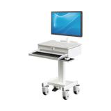 Tripp Lite Mobile Workstation with Monitor Arm, Casters, Locking Drawer, TAA-compliant — Being Shipped