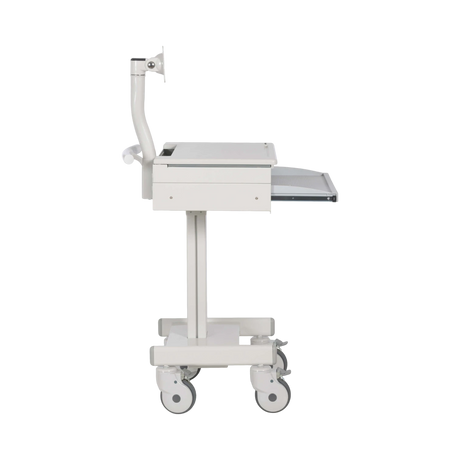 Tripp Lite Mobile Workstation with Monitor Arm, Casters, Locking Drawer, TAA-compliant — Being Shipped