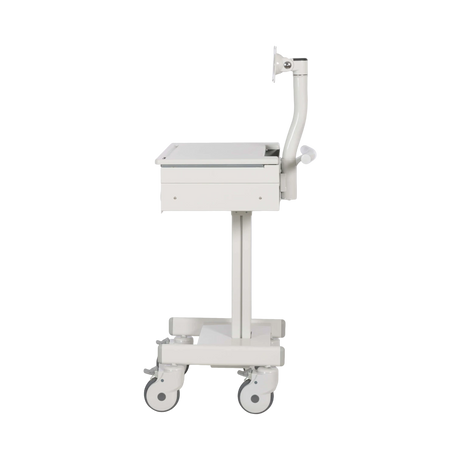 Tripp Lite Mobile Workstation with Monitor Arm, Casters, Locking Drawer, TAA-compliant — Being Shipped