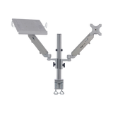 Tripp Lite Full-Motion Desktop Clamp for Laptop and 17" to 32" Monitor, Aluminum, TAA — Being Shipped