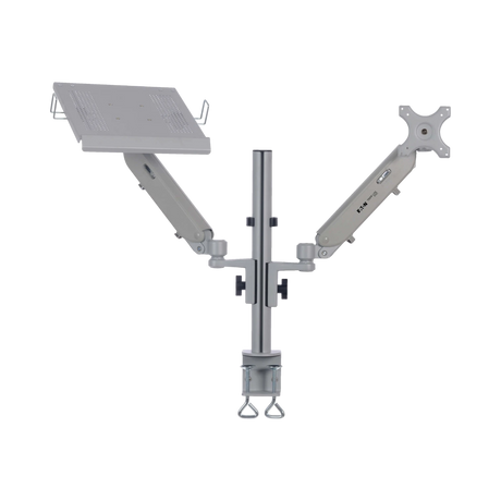 Tripp Lite Full-Motion Desktop Clamp for Laptop and 17" to 32" Monitor, Aluminum, TAA — Being Shipped