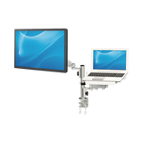 Tripp Lite Full-Motion Desktop Clamp for Laptop and 17" to 32" Monitor, Aluminum, TAA — Being Shipped