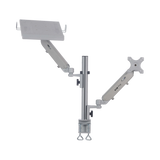 Tripp Lite Full-Motion Desktop Clamp for Laptop and 17" to 32" Monitor, Aluminum, TAA — Being Shipped