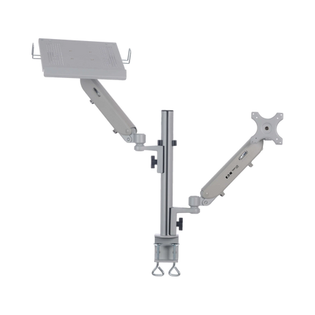 Tripp Lite Full-Motion Desktop Clamp for Laptop and 17" to 32" Monitor, Aluminum, TAA — Being Shipped