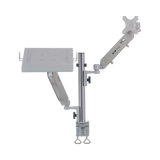Tripp Lite Full-Motion Desktop Clamp for Laptop and 17" to 32" Monitor, Aluminum, TAA — Being Shipped
