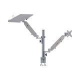Tripp Lite Full-Motion Desktop Clamp for Laptop and 17" to 32" Monitor, Aluminum, TAA — Being Shipped