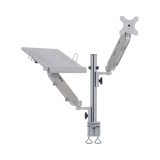 Tripp Lite Full-Motion Desktop Clamp for Laptop and 17" to 32" Monitor, Aluminum, TAA — Being Shipped