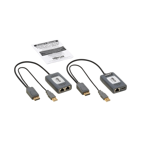 Tripp Lite 1-Port DisplayPort Over Cat6 Extender Kit Pigtail Transmitter/Receiver — Being Shipped