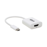 Tripp Lite USB-C to HDMI Adapter (M/F), 8K 60 Hz, HDR, 4:4:4, HDCP 2.3, White — Being Shipped