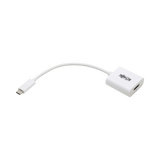 Tripp Lite USB-C to HDMI Adapter (M/F), 8K 60 Hz, HDR, 4:4:4, HDCP 2.3, White — Being Shipped