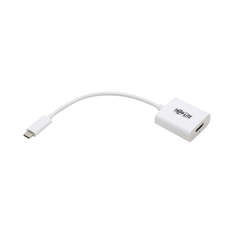 Tripp Lite USB-C to HDMI Adapter (M/F), 8K 60 Hz, HDR, 4:4:4, HDCP 2.3, White — Being Shipped
