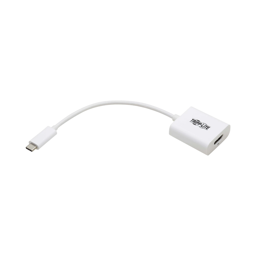 Tripp Lite USB-C to HDMI Adapter (M/F), 8K 60 Hz, HDR, 4:4:4, HDCP 2.3, White — Being Shipped