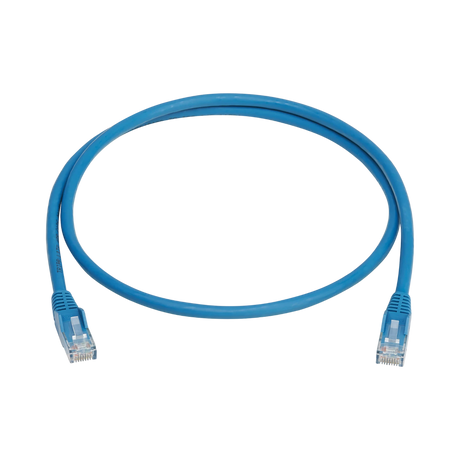Tripp Lite Cat6 Gigabit Snagless Molded UTP Ethernet Cable (RJ45 M/M), PoE, LSZH, Blue, 1 m (3.3 ft.) — Being Shipped