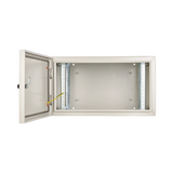 Tripp Lite SmartRack Industrial Enclosure with Lock, NEMA 4, Wall Mount, Metal Construction, 16.5 in. Depth, 6U, Gray — Being Shipped