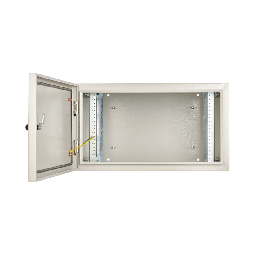 Tripp Lite SmartRack Industrial Enclosure with Lock, NEMA 4, Wall Mount, Metal Construction, 16.5 in. Depth, 6U, Gray — Being Shipped