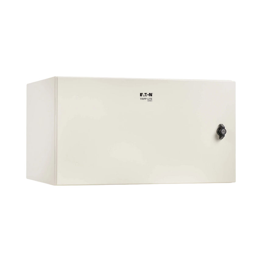 Tripp Lite SmartRack Industrial Enclosure with Lock, NEMA 4, Wall Mount, Metal Construction, 16.5 in. Depth, 6U, Gray — Being Shipped