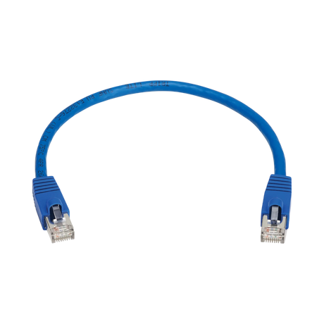 Tripp Lite Cat8 40G Snagless SSTP Ethernet Cable (RJ45 M/M), PoE, Blue, 1 ft. (0.3 m) — Being Shipped